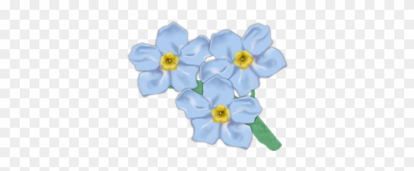 Forget Me Not Png Transparent Picture - Drawing #304261