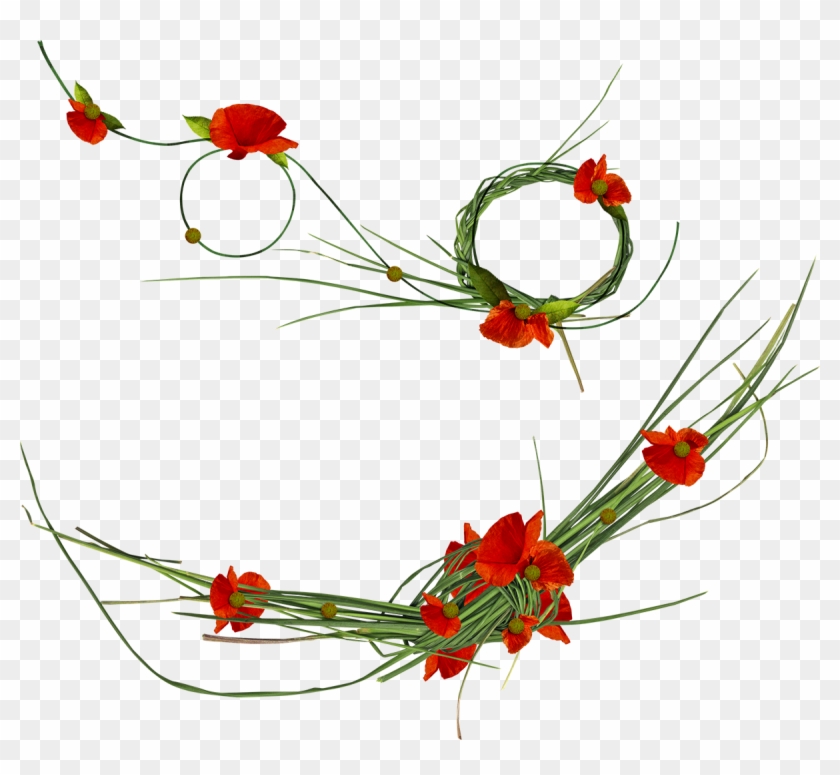 Flower Poppy Art Clip Art - Flower Poppy Art Clip Art #304545