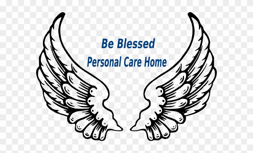 How To Set Use Be Blessed Personal Care Home Svg Vector - Angel Wings #304476