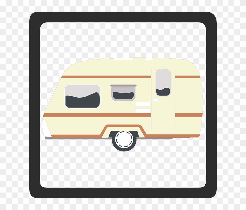 Vacation Home, Recreation, Mobile, Camp, Travel, Vacation - Caravan Clip Art #304542