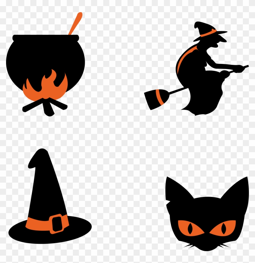 Scalable Vector Graphics Witchcraft - Halloween Wine Glass Markers - Fun Party Decoration #304596