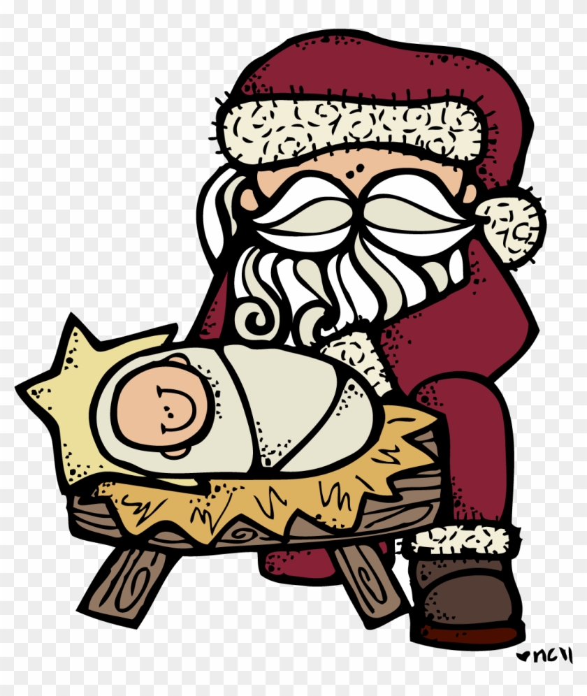 Santa And Jesus - Melonheadz Christmas #304603