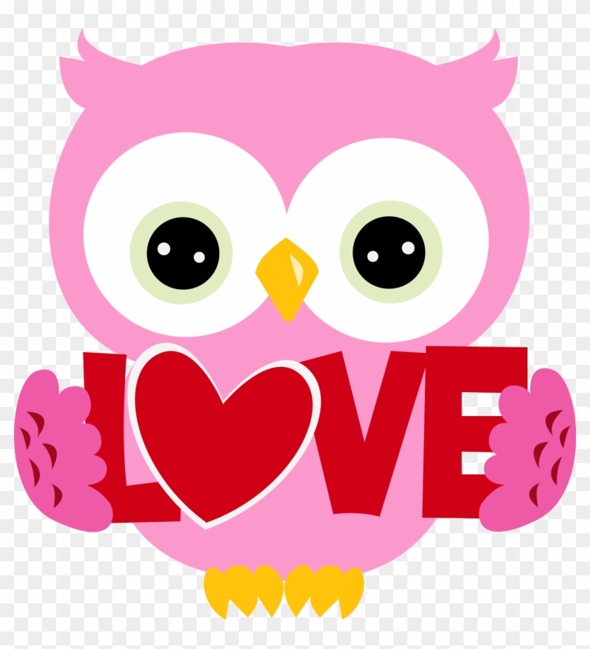 Black - Valentine Owl Clipart #304650