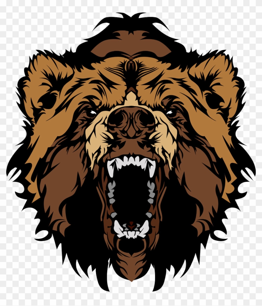 Grizzly Bear Clip Art - Grizzly Bear Clip Art #304752