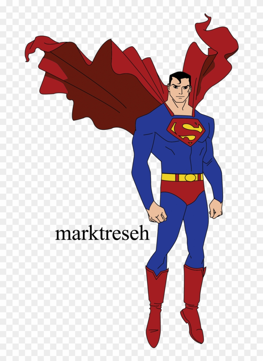 Superman Fly By Marktreseh - Superman Young Justice Superman Flying #304942