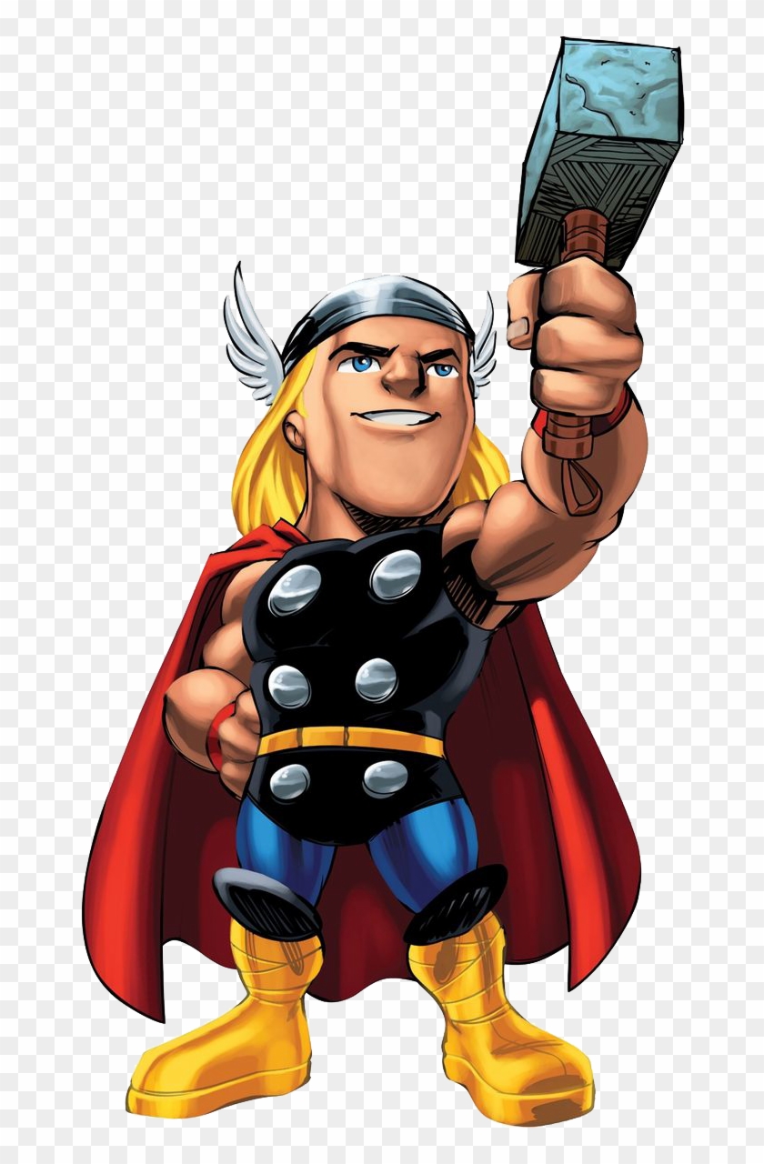 Marvel Super Hero Squad Thor Png #304978