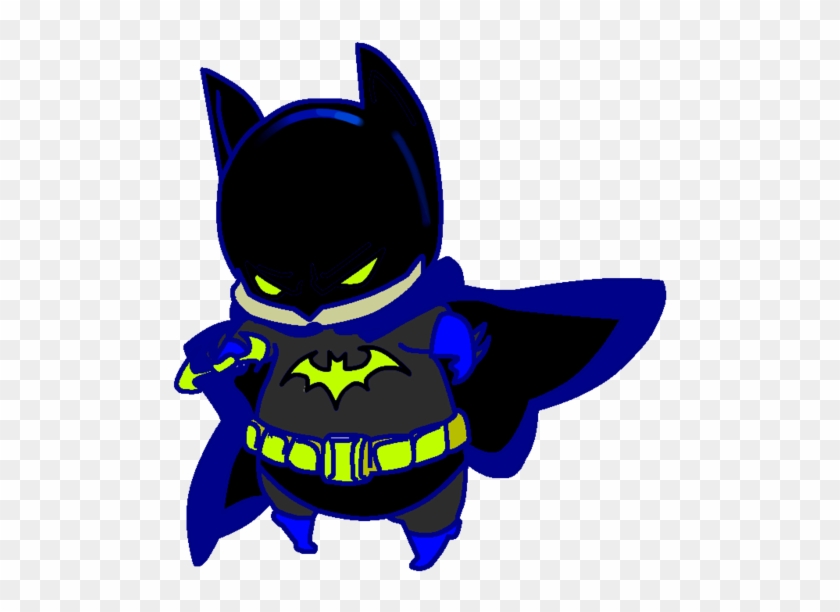 Cute Fat Chibi Batman By Acidlullaby08 D6i9t12png Clipart - Clip Art #304977