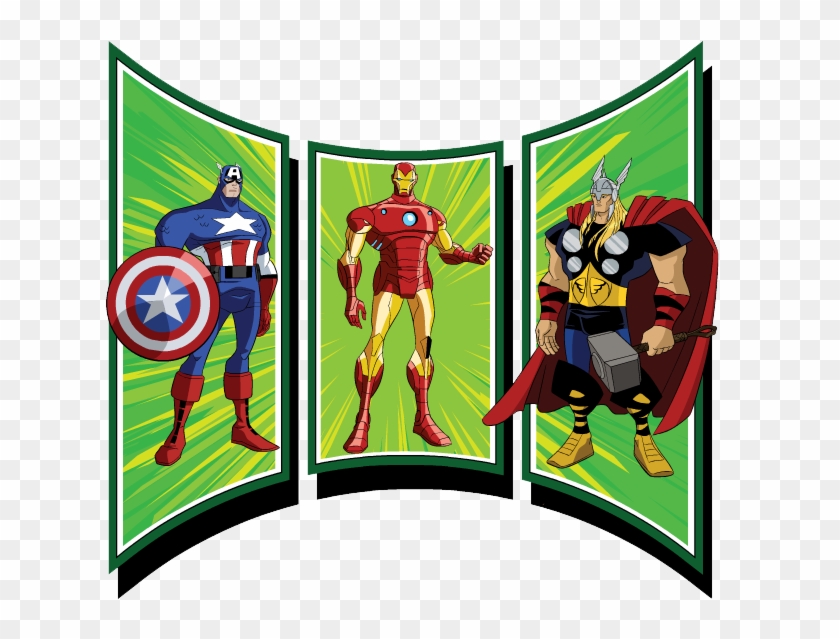 Captain America Clipart - Earths Mightiest Heroes Avengers Storybook Collection #304986