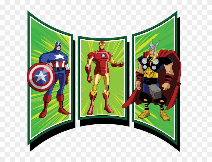 Captain America Clipart - Earths Mightiest Heroes Avengers Storybook Collection #304986