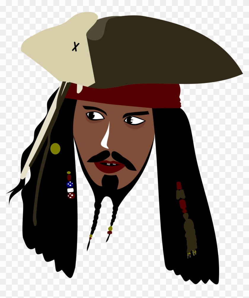 Clipart - Captain Jack Sparrow Clip Art #304991