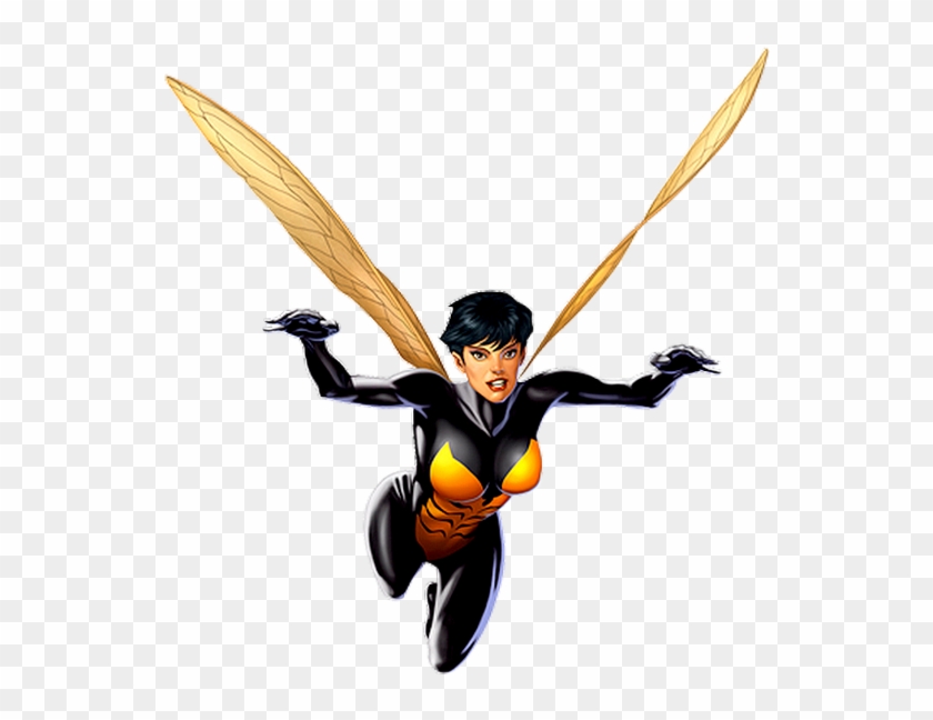 Wasp Clipart Marvel - Wasp Marvel Comic Png #305003