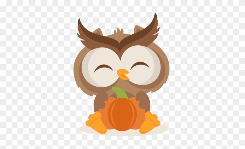 Fall Owl Svg Scrapbook Cut File Cute Clipart Files - Fall Owl Clipart #305032