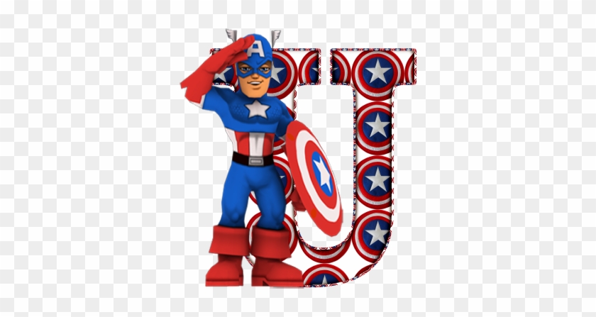 Alfabeto Del Capitán América - Letra O Capitan America #305040