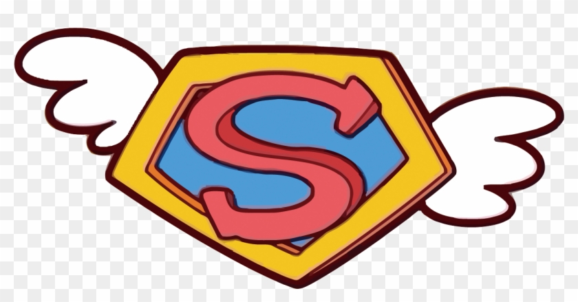 Clark Kent Superman Logo - Cartoon Superman Logo #305096