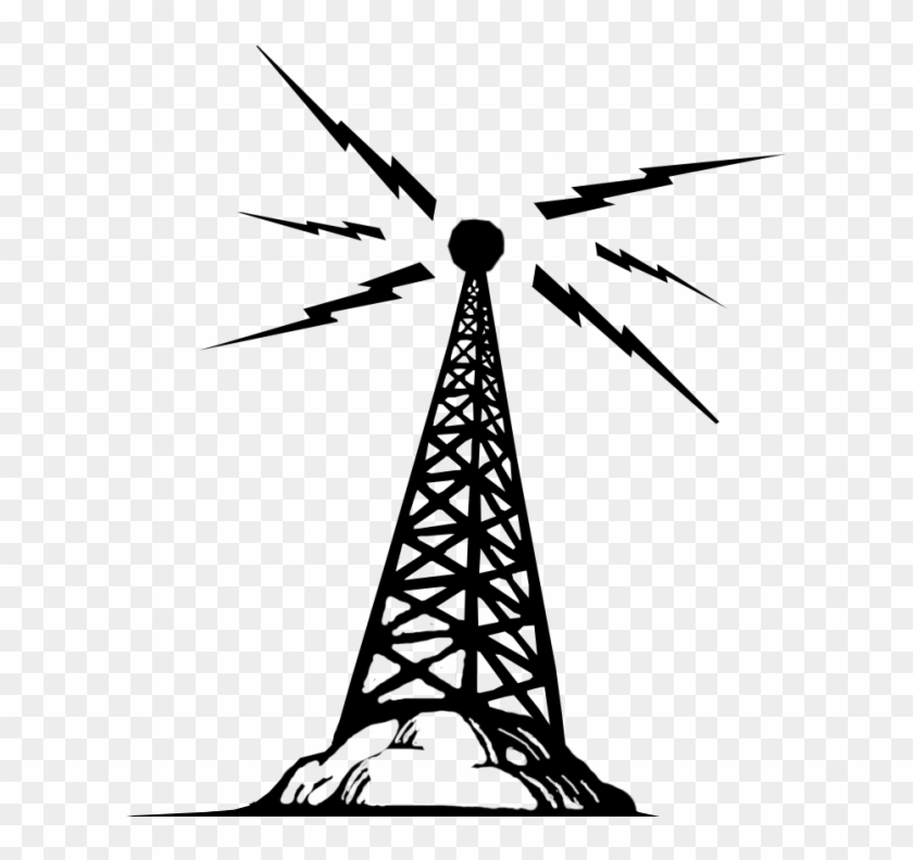 Radio Wave Telecommunications Tower Clip Art - Radio Wave Telecommunications Tower Clip Art #305189