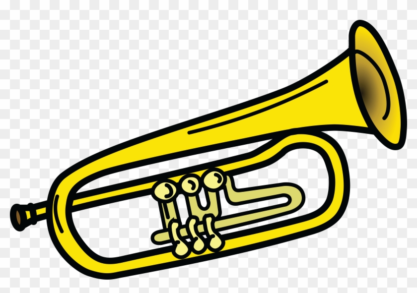 Free Clipart Of A Trumpet - Trumpet Clipart #305205
