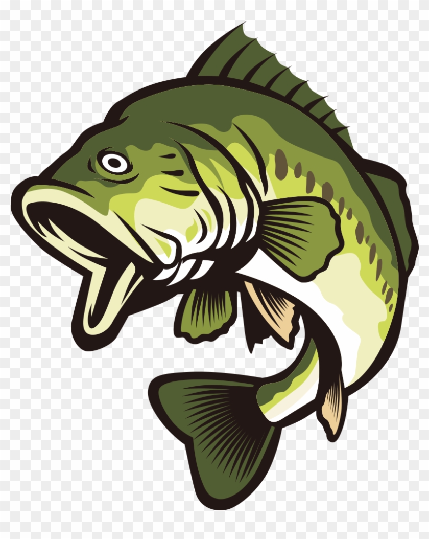 Largemouth Bass Clip Art - Largemouth Bass Bass Clipart #305240