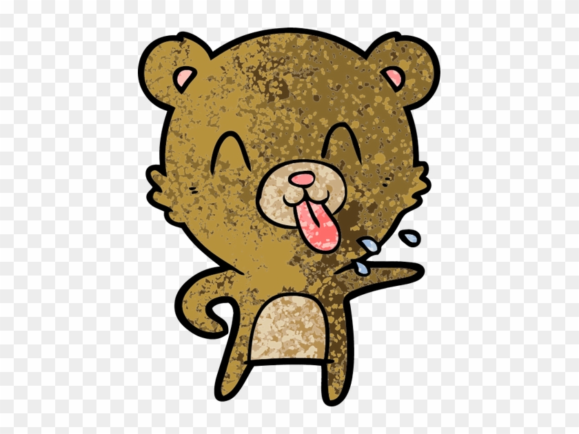 Cartoon Bear Vector Image Icon Illustration Design - Dibujo Animado De Grosero #305252