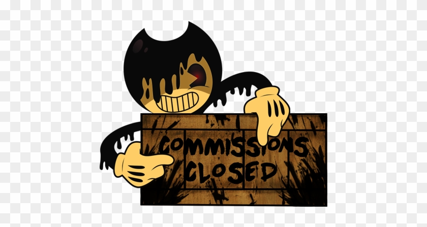 Bendy Commissions Closed Stamp By Ink-cartoon - Art #305296