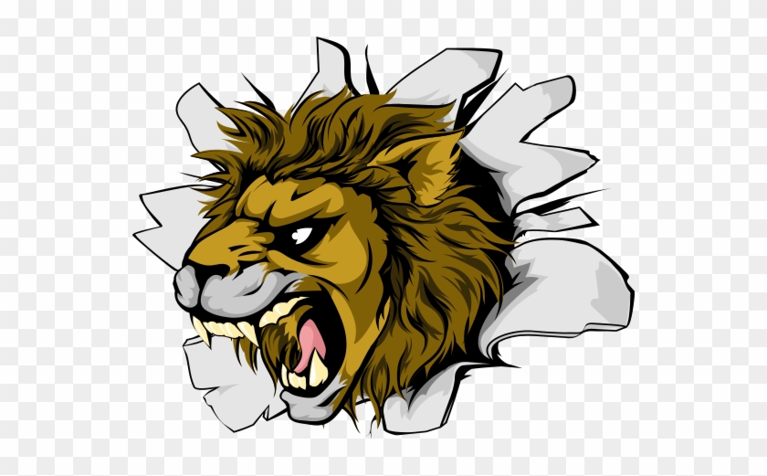 Lion Sports Mascot Breakthrough - Garras De Leon #305305