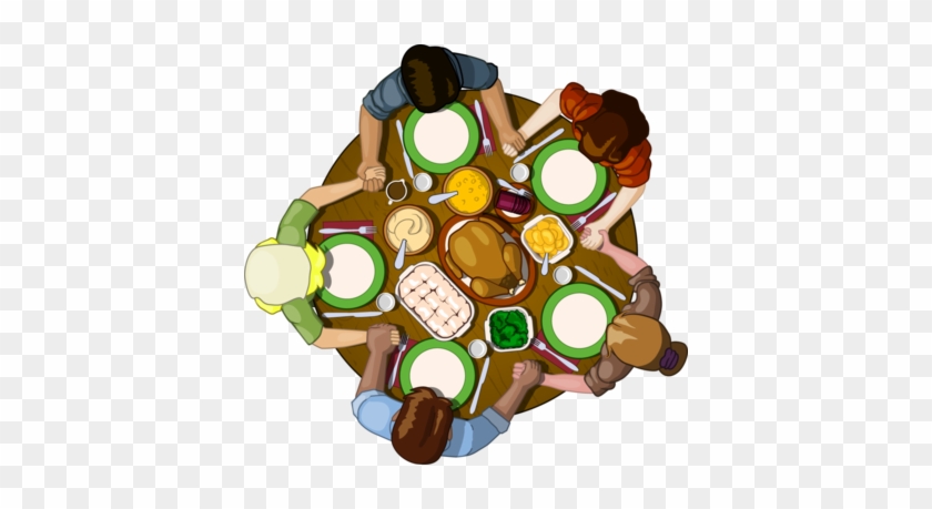 Thanksgiving Table - Thanksgiving Table Clipart #305309