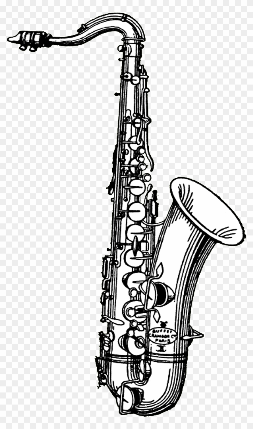 Tenor Saxophone Clip Art - Tenor Saxophone Clip Art #305435