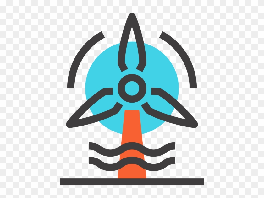 Wind Turbine Icon - Wind Turbine #305336