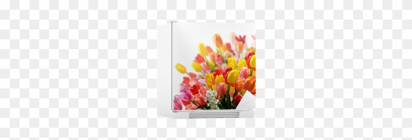 Vinilo Para Nevera Despertar De Primavera - Bouquet #305403