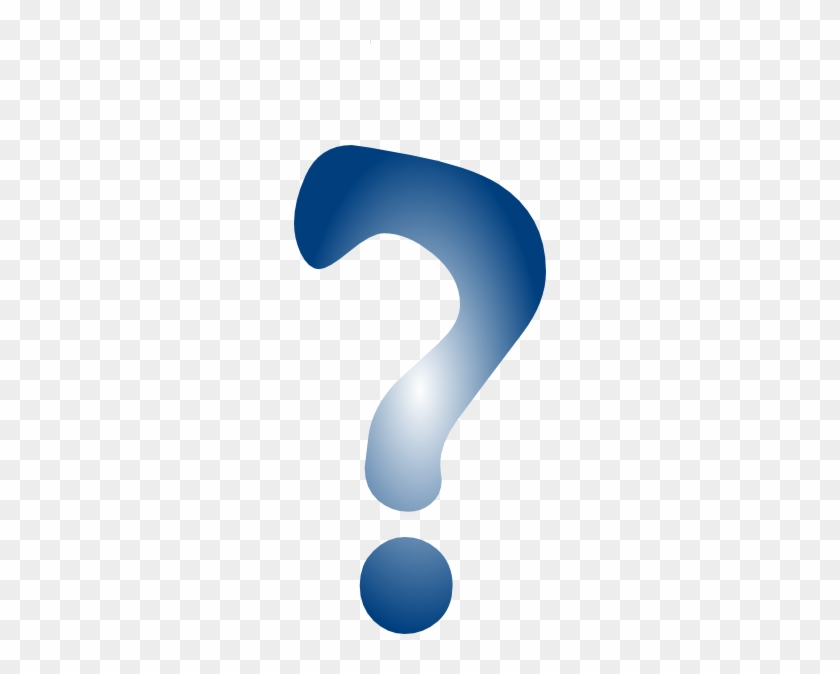 Free Blue Question Mark Clipart - Number #305478