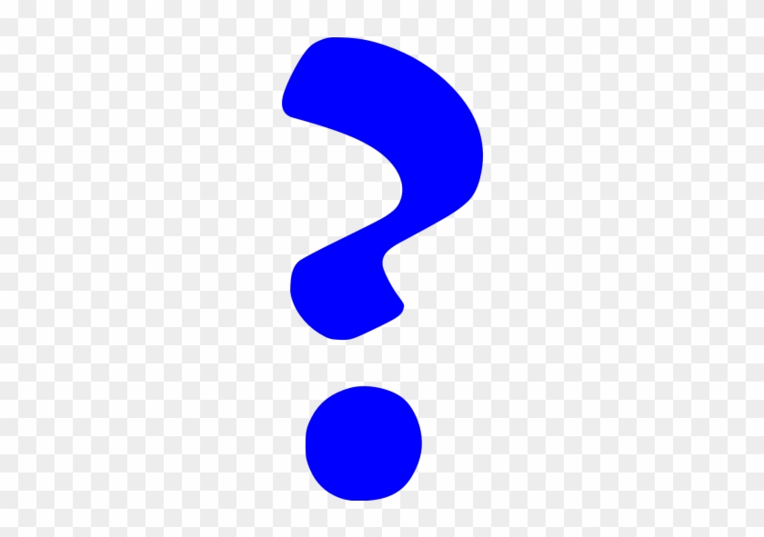 Blue Question Mark 5 Icon - Dark Blue Question Mark #305492