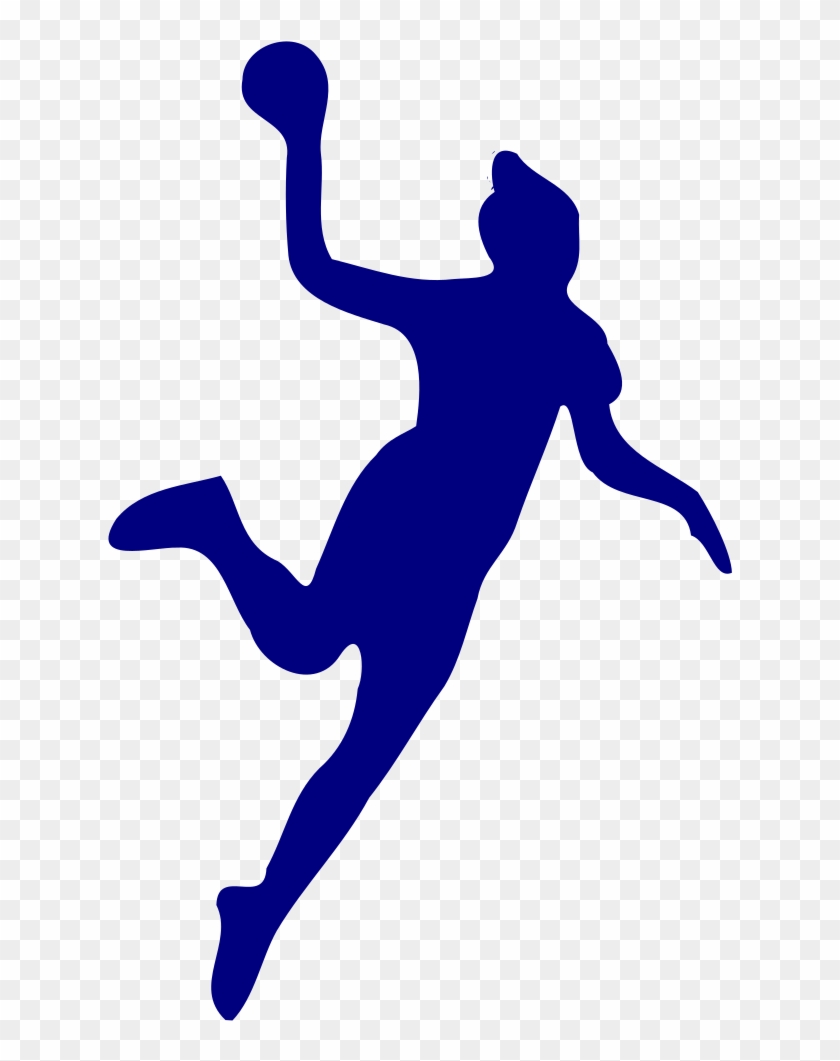 Onlinelabels Clip Art - Silhouette Handball Png #305514