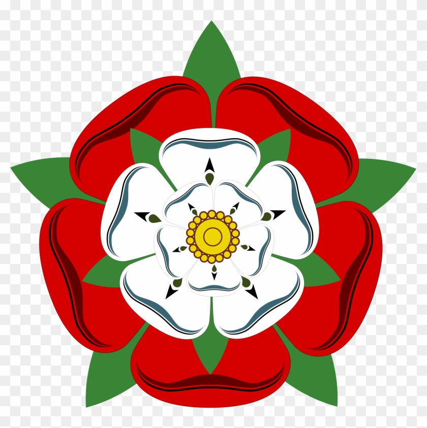 Tudor Rose Tattoo - National Emblem Of England - Free Transparent PNG  Clipart Images Download