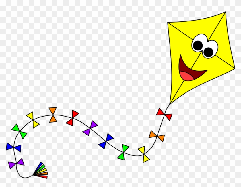 Wind Clipart Kite - Yellow Kite Clipart #305558