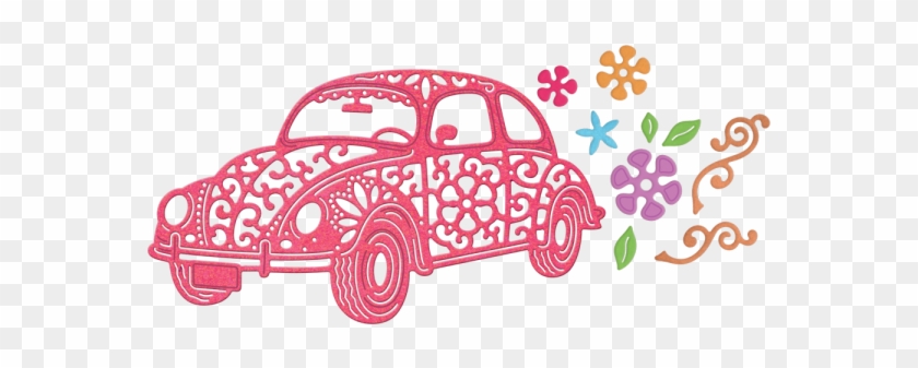 Cheery Lynn Designs Stanzform Vw Käfer / Hippy Mobile - Cheery Lynn Designs Dies - Hippy Mobile (set #305573