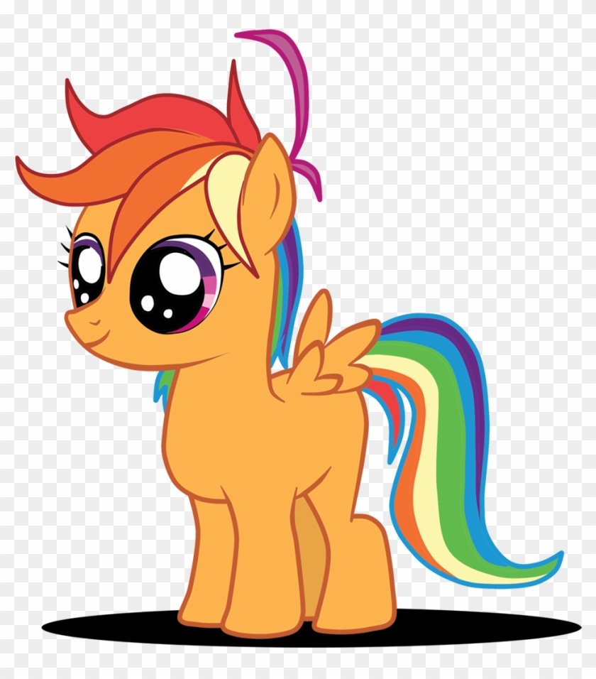 Windy Dash Filly By Ruhisu - Mlp Orange Pony Filly #305593