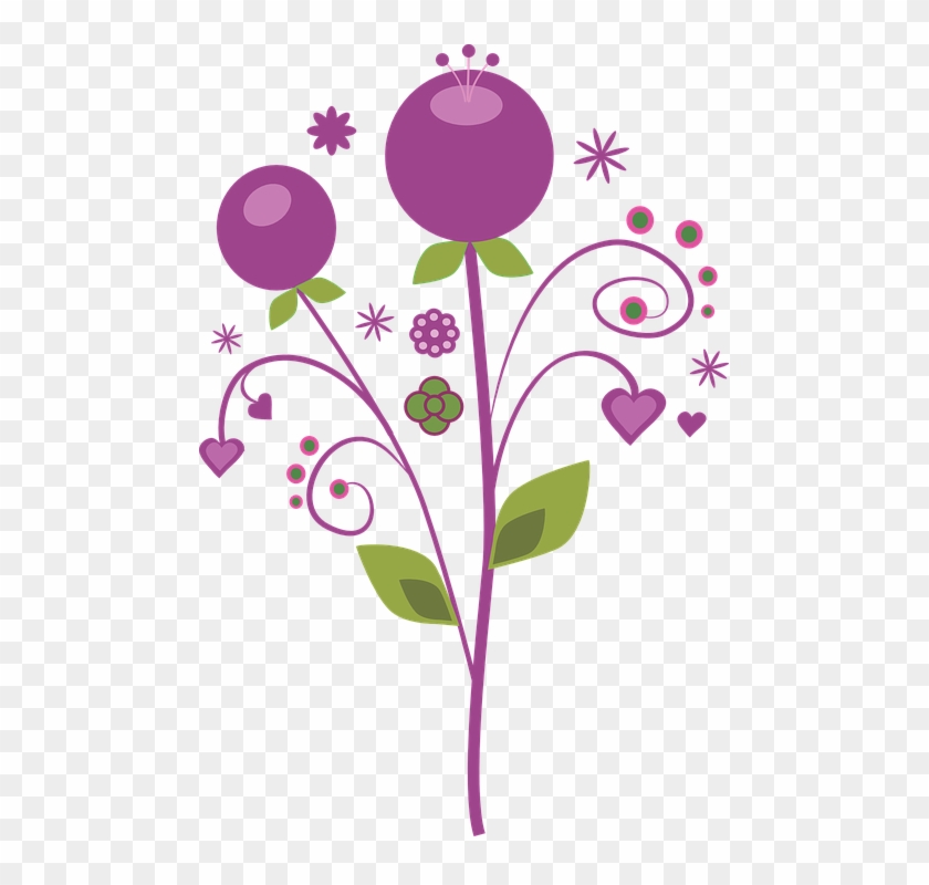 Free Flower Vectors 24, - Flores Fucsias Png Vector #305655