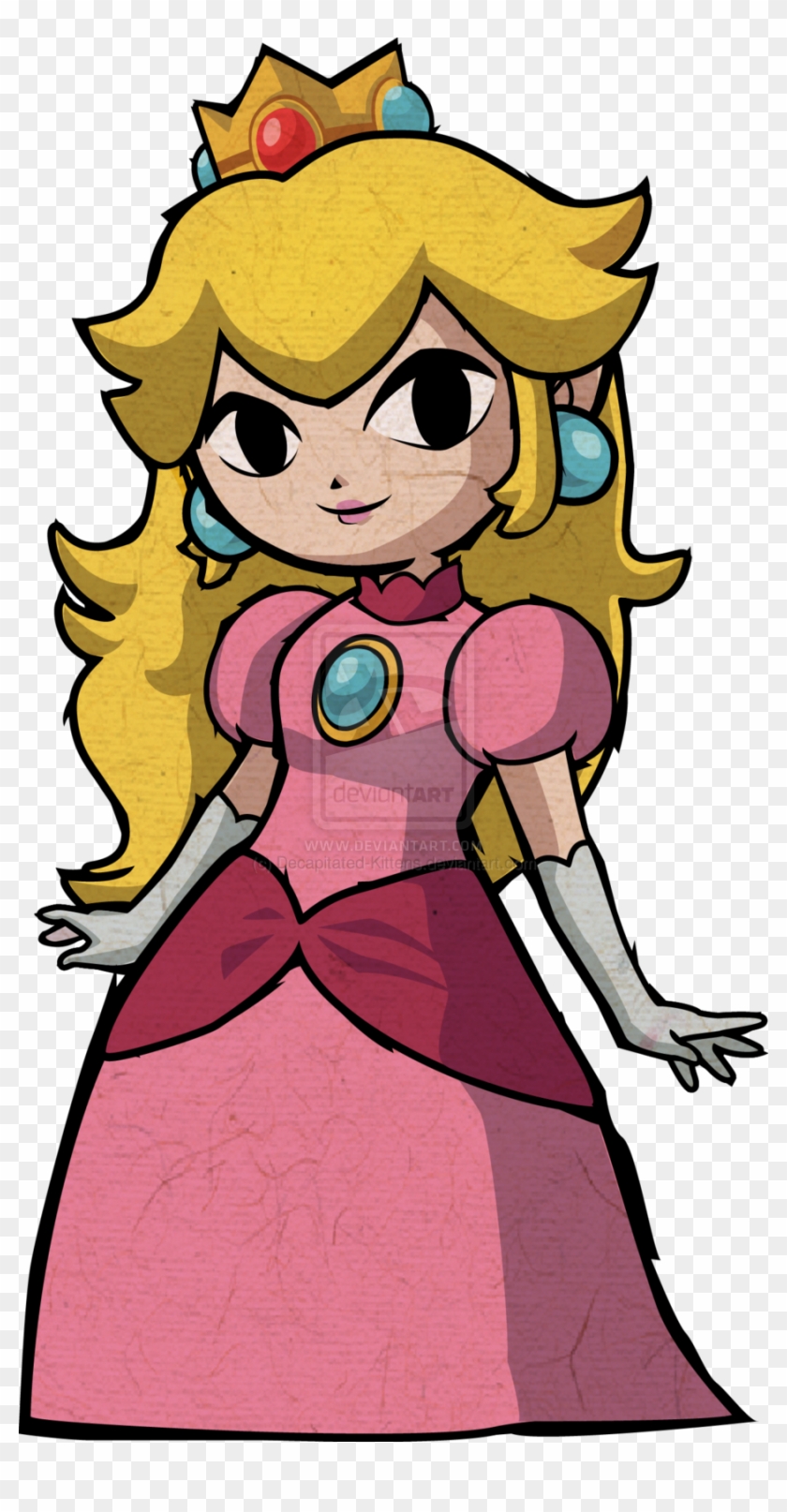 Princess Peach Drawn In The Wind Waker Style - Princess Zelda The Wind Waker #305659
