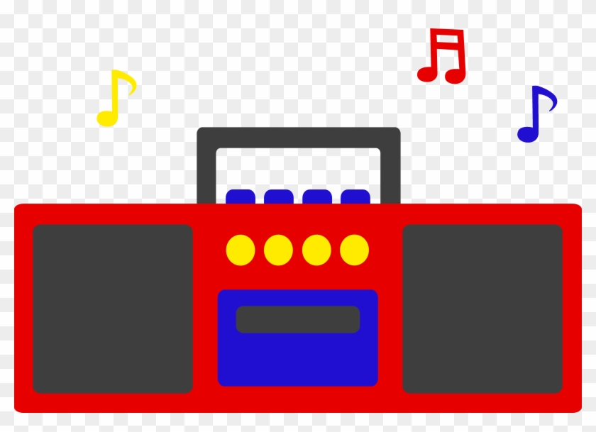 Radio Clipart Reporting - Cartoon Radio Playing Music #305677