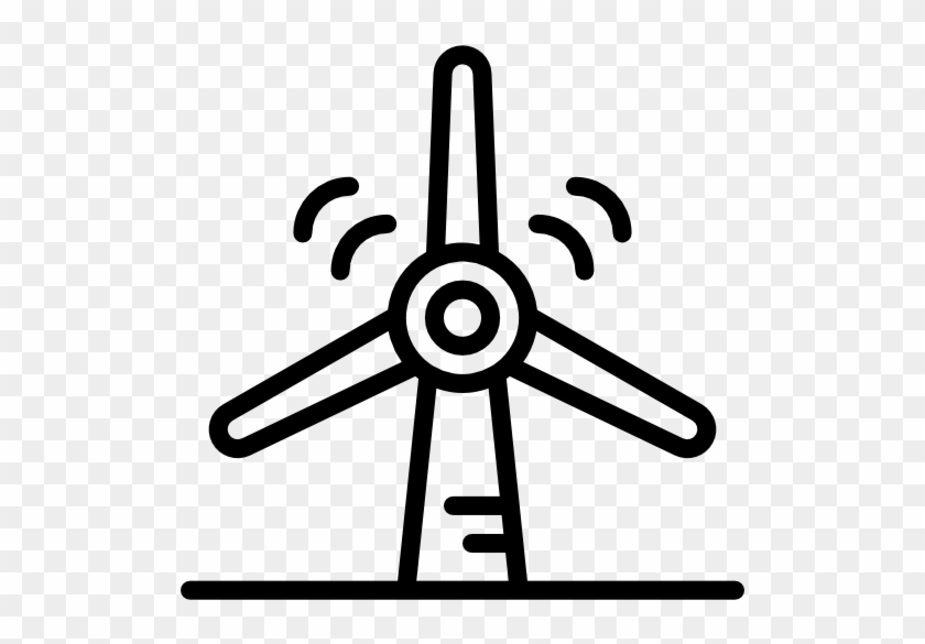 Wind Turbine Free Icon - Wind Turbine #305743