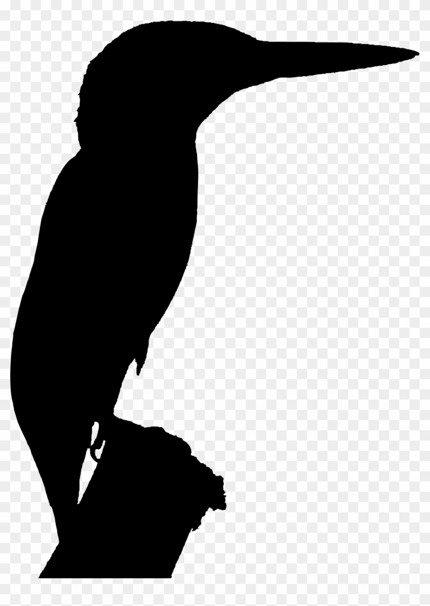 Clipart - Kingfisher Bird Silhouette #305787