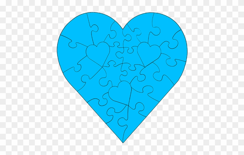 23 Piece Heart Shaped Puzzle - Puzzle #305804