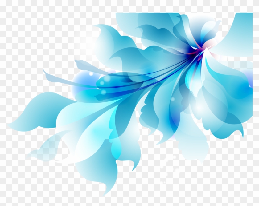 Flower Vector Hq Png By Cherryproductionsorg - Tiffany Blue Flowers Vector #305803
