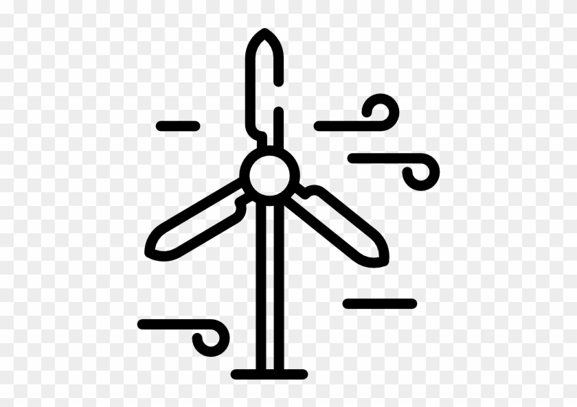 Wind Turbine Free Icon - Aerogenerador Icono #305820