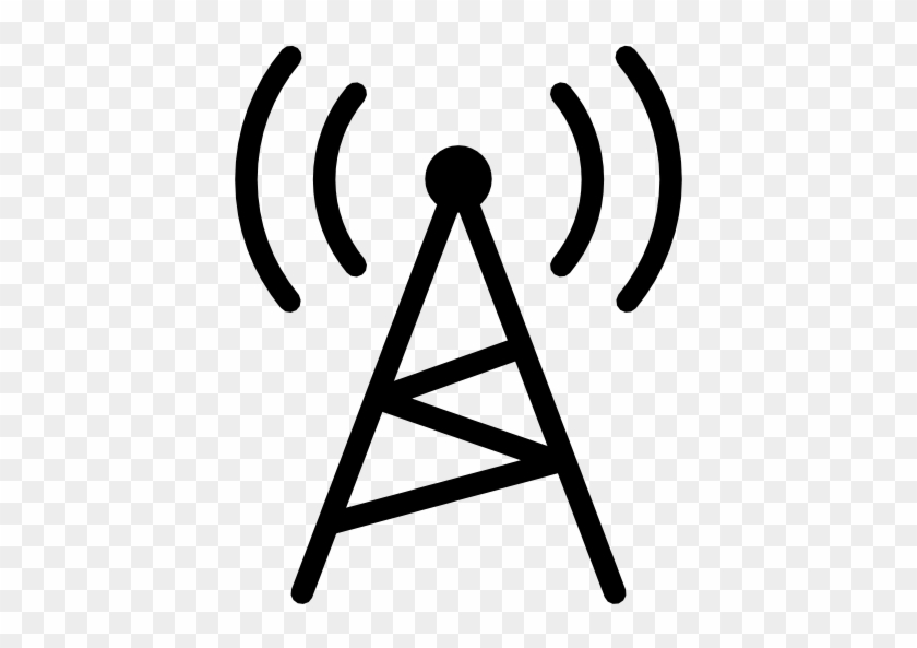 Tower Icon Clipart - Radio Tower No Background #305860