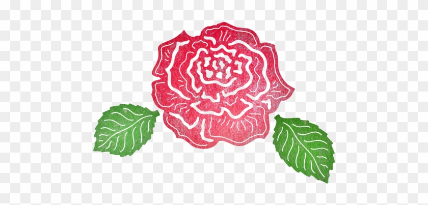 Cheery Lynn Designs Rose And Leaves 3 Piece Die Set - Garden Roses #305931
