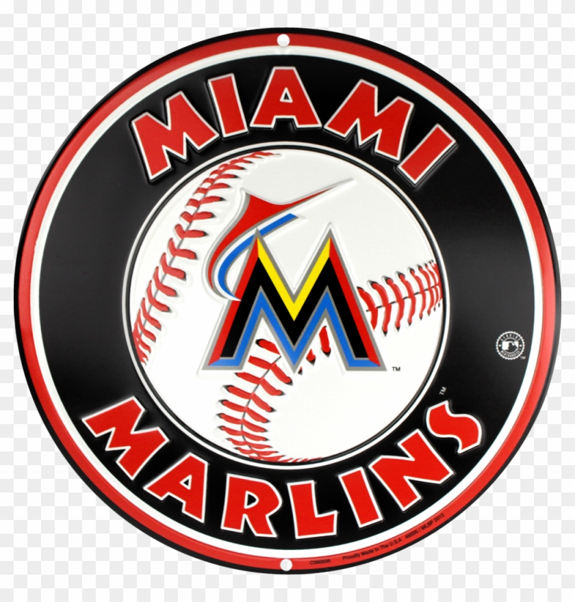 Miami Marlins Circle Sign - Miami Marlins Circle Logo #305936