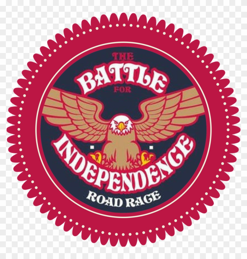 Battle For Independence 5k & 1 Mile - Vinyl Sticker Decals Eagle Logo Sports Bike (14 X 8,34 #305969