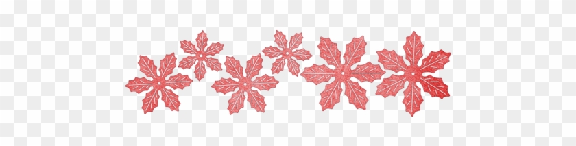 Cheery Lynn Designs Poinsettia Strip 6 Piece Die Set - Cheery Lynn Designs B324 Poinsettia Strip #305987