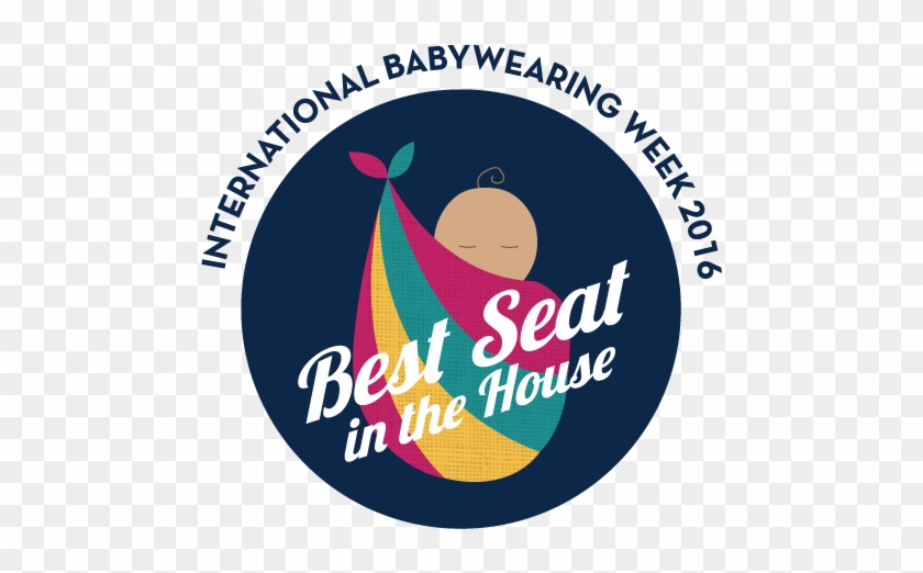 The International Babywearing Week Logo Is A Navy Blue - Babywearing #306003