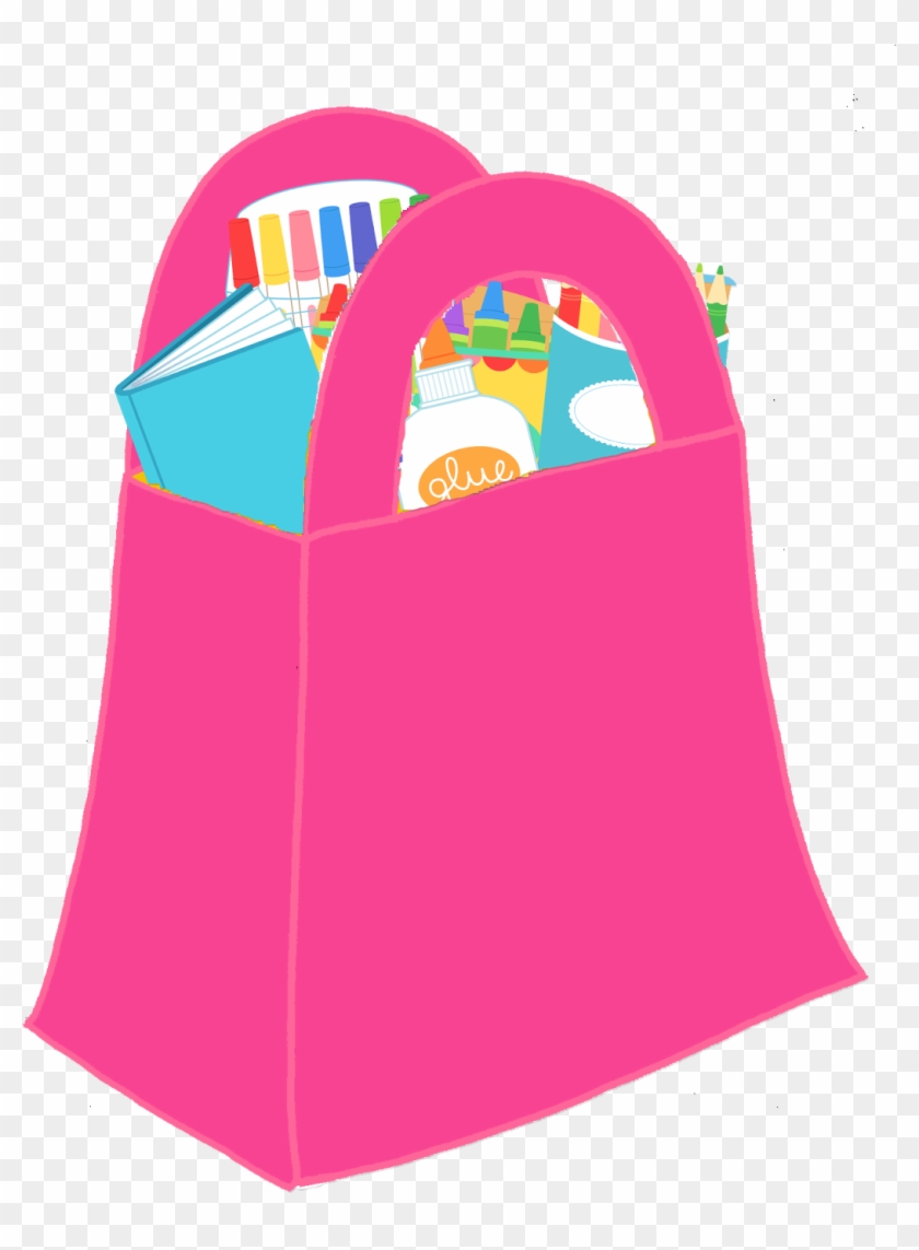 Perfect Clip Art Shopping Bag Medium Size - Girly Shopping Bag Clipart #306092